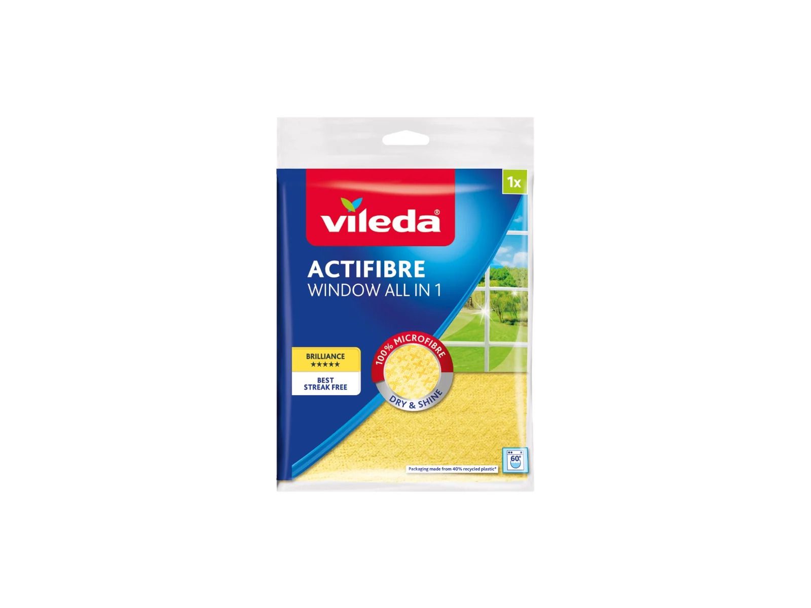 Vileda ACTIFIBRE Okienna Ściereczka 1 szt. 171800
